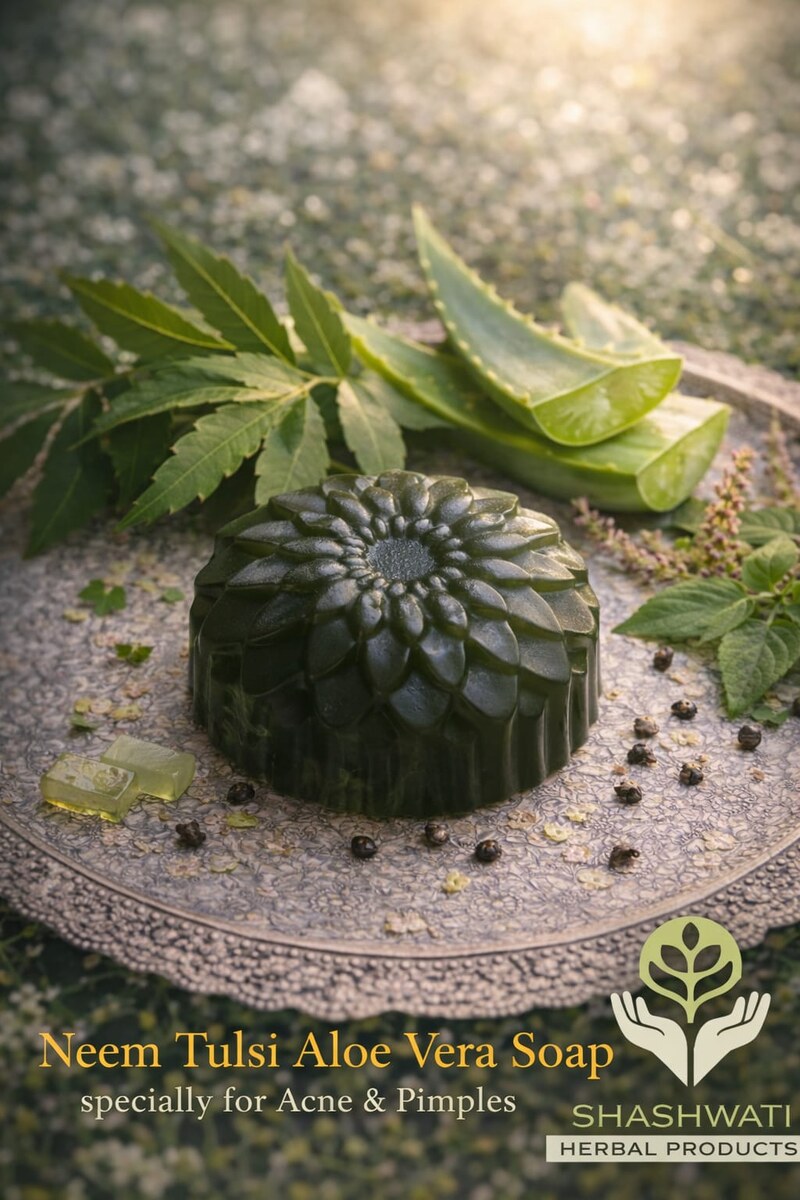 Neem Tulsi Aloe Vera Soap